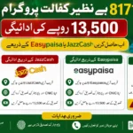 BISP 8171 Kafalat 13,500 Payment Through JazzCash and Easypaisa